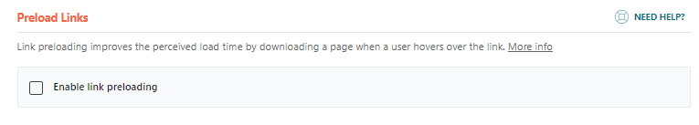 Wp rocket disable link preloading
