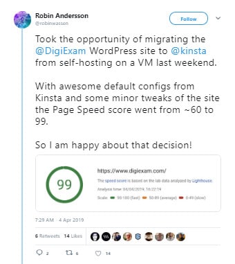 Kinsta migration
