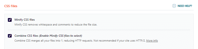 Minify combine css files