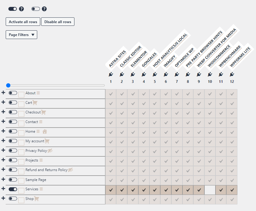 Freesoul deactivate plugins