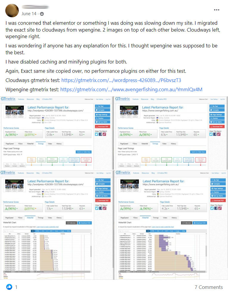 Cloudways vs wp engine move