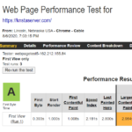 Kinsta webpagetest report 1