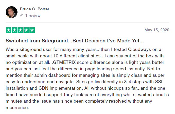 Switched-from-siteground-to-cloudways
