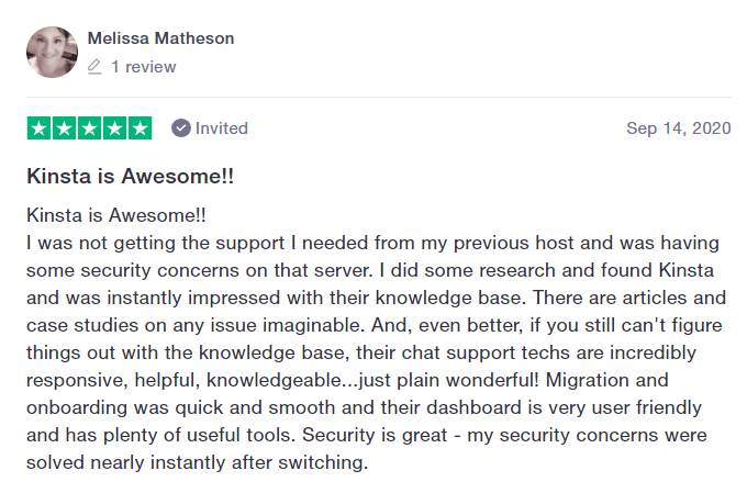 Kinsta-review