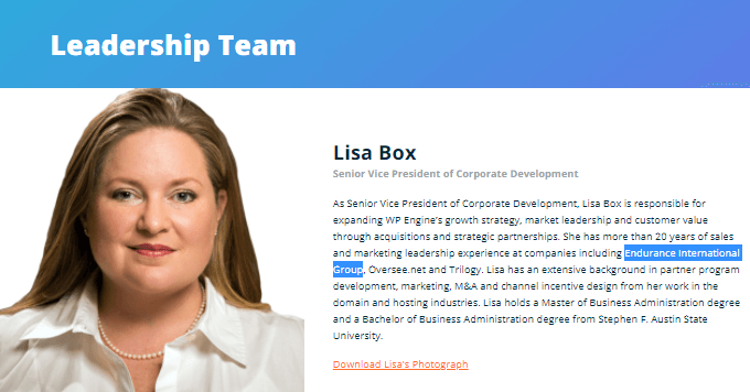 Lisa-box-wp-engine