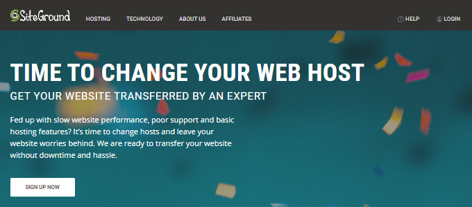 Siteground-website-transfer
