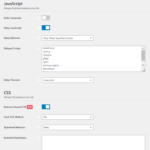 Perfmatters assets settings