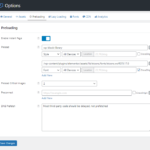 Perfmatters preloading settings