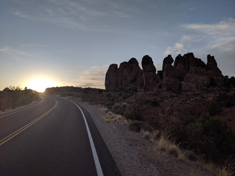 Cool shot in arches national park