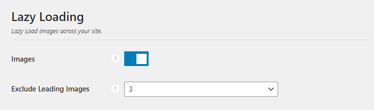 Exclude leading images from lazy load