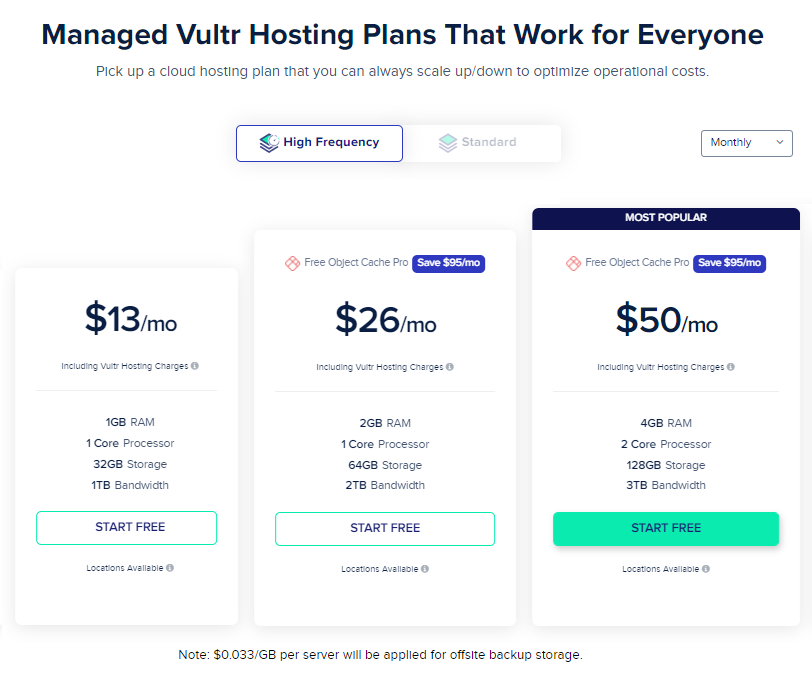 Cloudways vultr high frequency