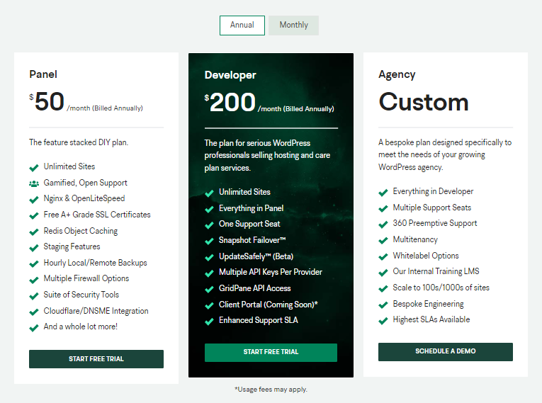 Gridpane pricing 2