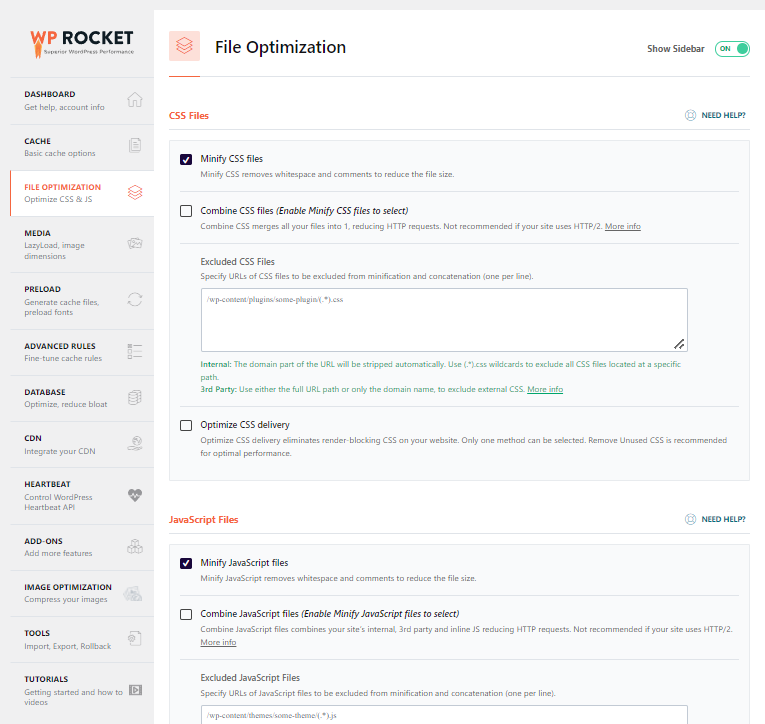 Wp rocket cache plugin