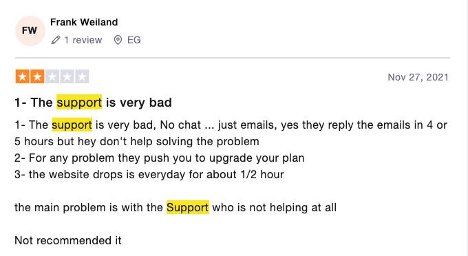 Hostinger support review