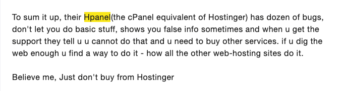 Hostinger hpanel review