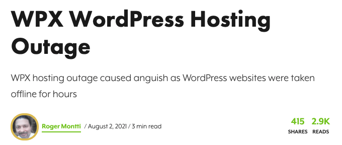 Wpx outage