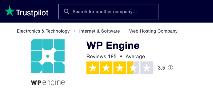 Wp engine trustpilot review