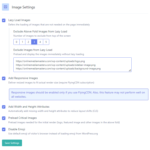 Flyingpress image settings