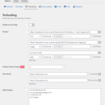 Perfmatters preloading settings