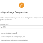 Siteground optimizer image compression settings 1