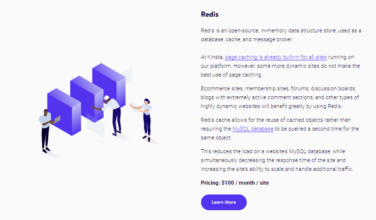 Kinsta redis