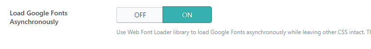 Load google fonts asyncronously